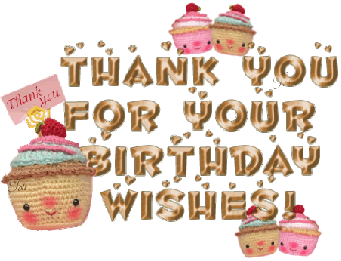 Thank You For Birthday Wishes Animated Clipart| (46)++ Stunning ...